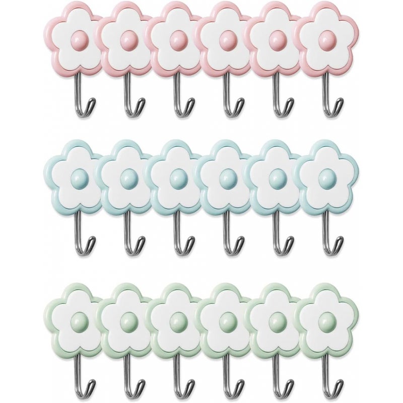 15 szt. samoprzylepnych haczyków do wieszania na suficie w łazience, kuchni, ścianie, drzwiach, wieszaku na ręczniki