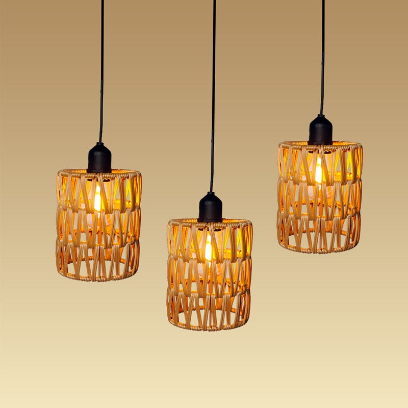 sztuki dekoracyjnych lampionów rattanowych lampiony na baterie żarówkami kolorze ciepłej bieli małe lampy wiszące haczykami użytku zewnątrz wewnątrz