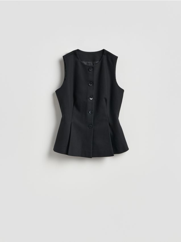 Reserved - Kamizelka - czarny