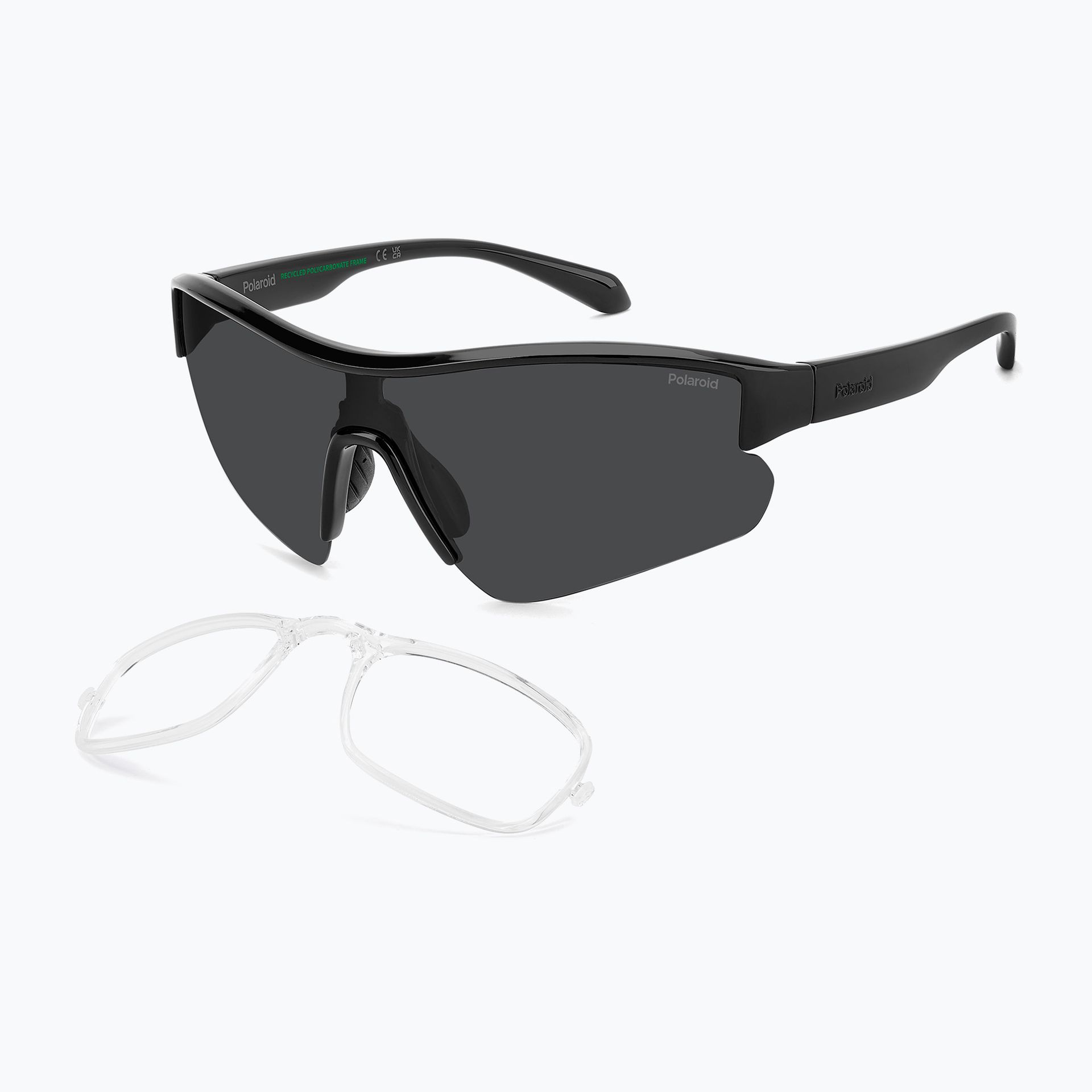 Okulary przeciwsłoneczne Polaroid PLD 7061/CI/S black/grey polarized WYSYŁKA W 24H 30 DNI NA ZWROT
