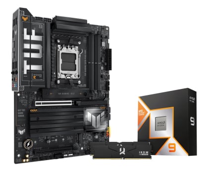 ASUS TUF GAMING X870-PLUS WIFI+Ryzen 9 9950X3D+32GB 2x16GB 6000