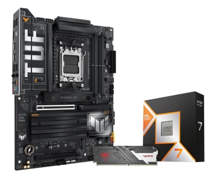 ASUS TUF GAMING X870-PLUS WIFI+Ryzen 7 9850X3D+32GB 2x16GB 6000