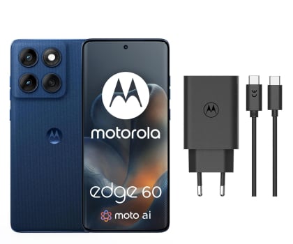Motorola edge 60 5G 12/512GB Gibraltar Sea 120Hz + Ładowarka 68W