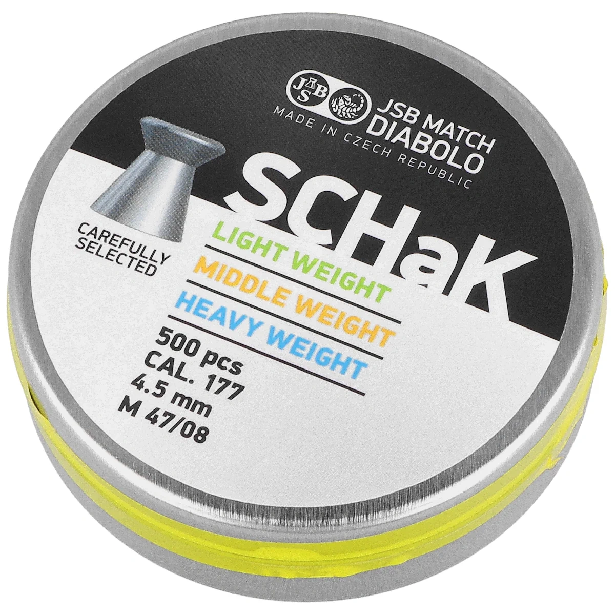 Śrut JSB SCHaK Middle Weight 4.50 mm, 0.520 g, 500 szt. (001025-500)