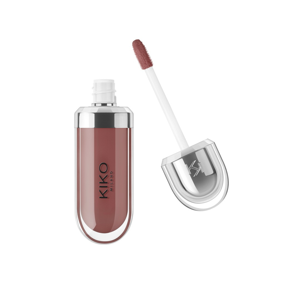 KIKO Milano 3D Hydra Lipgloss zmiękczający błyszczyk do ust z efektem 3D 21 Brun Rose 6.5ml