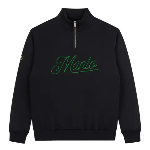 MANTO Bluza Bez Kaptura ONE Black