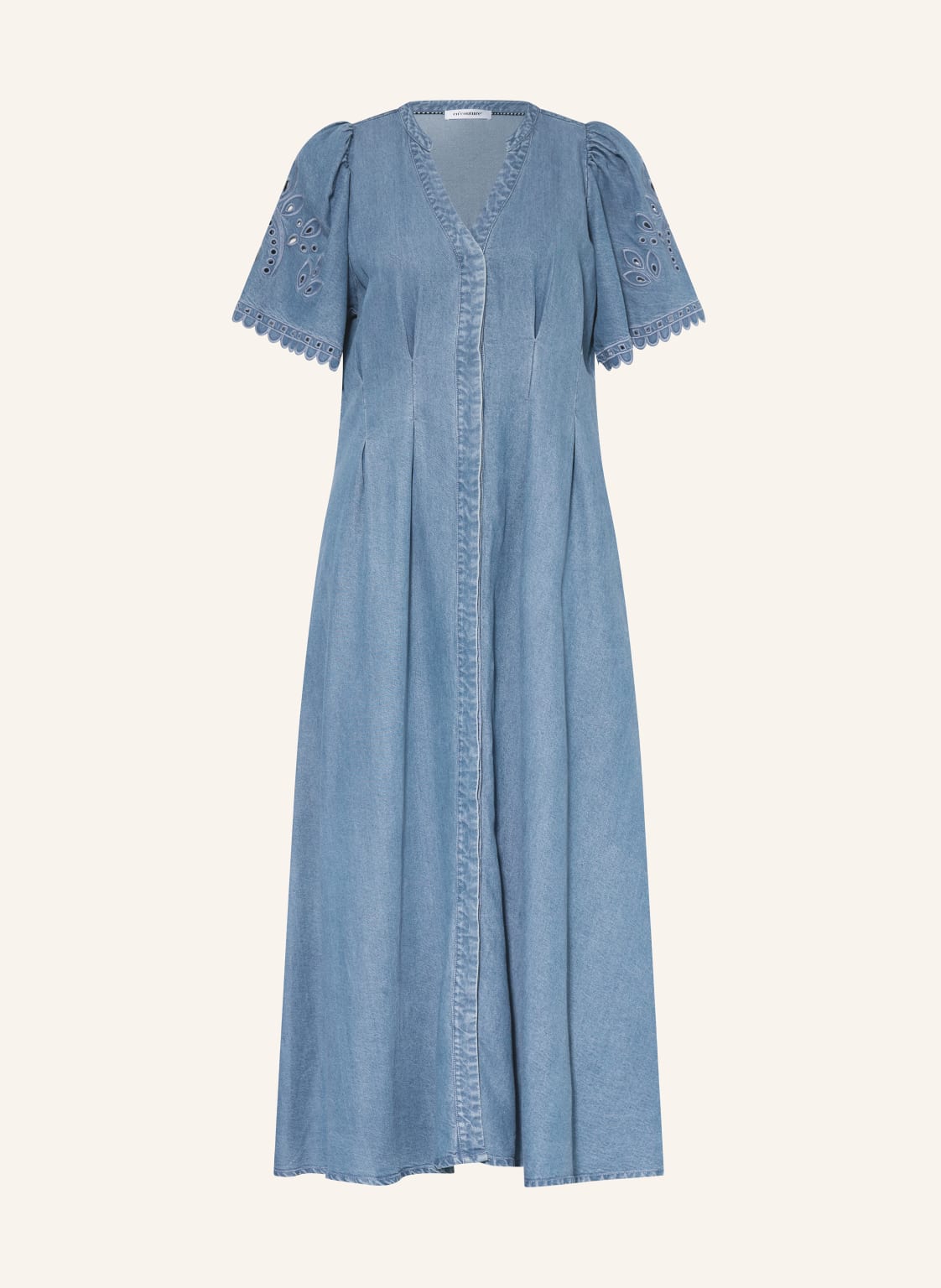 Co'couture Sukienka W Stylu Jeansowym blau
