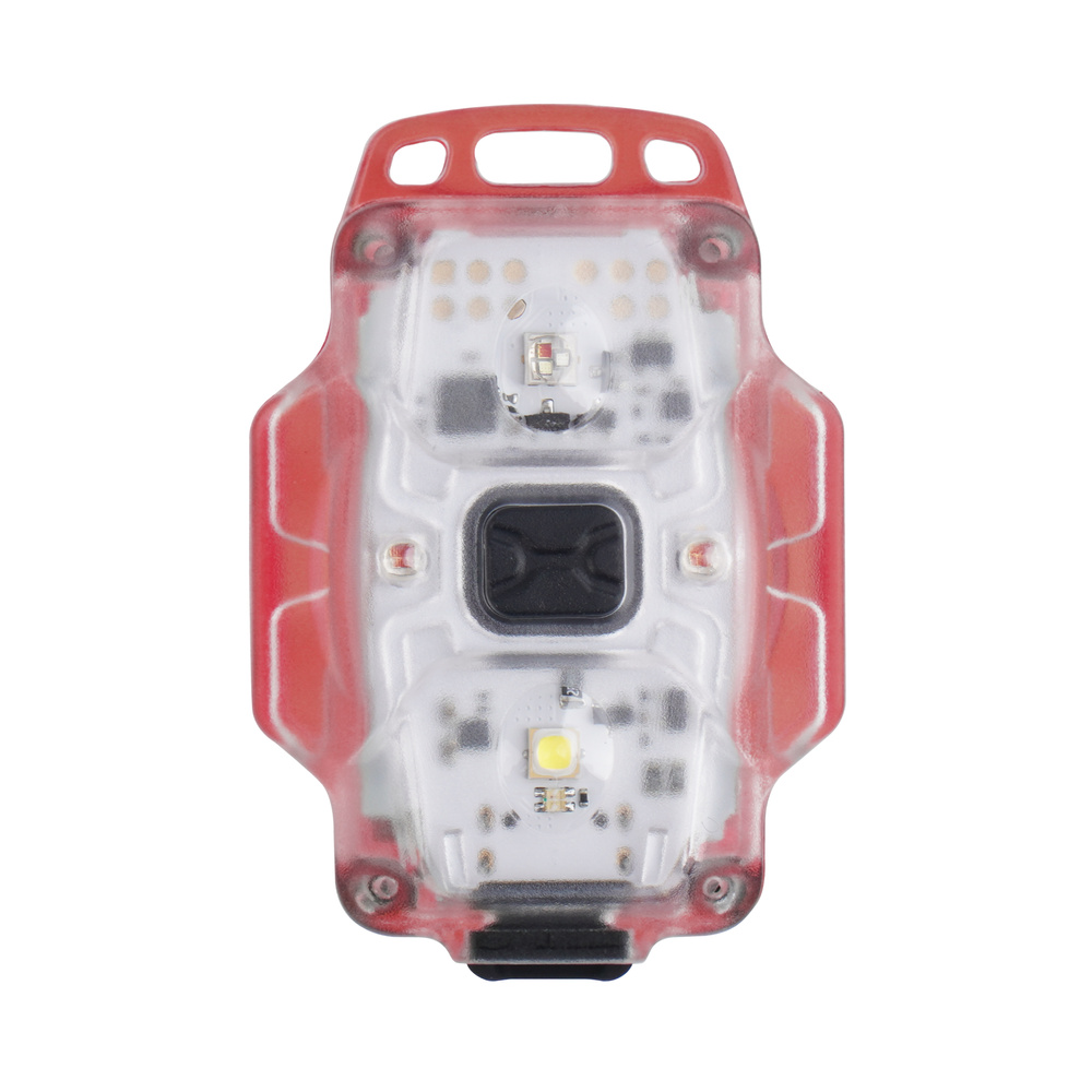 Armytek - Latarka kieszonkowa LED Crystal Pro 3D - Czerwona - F10101R