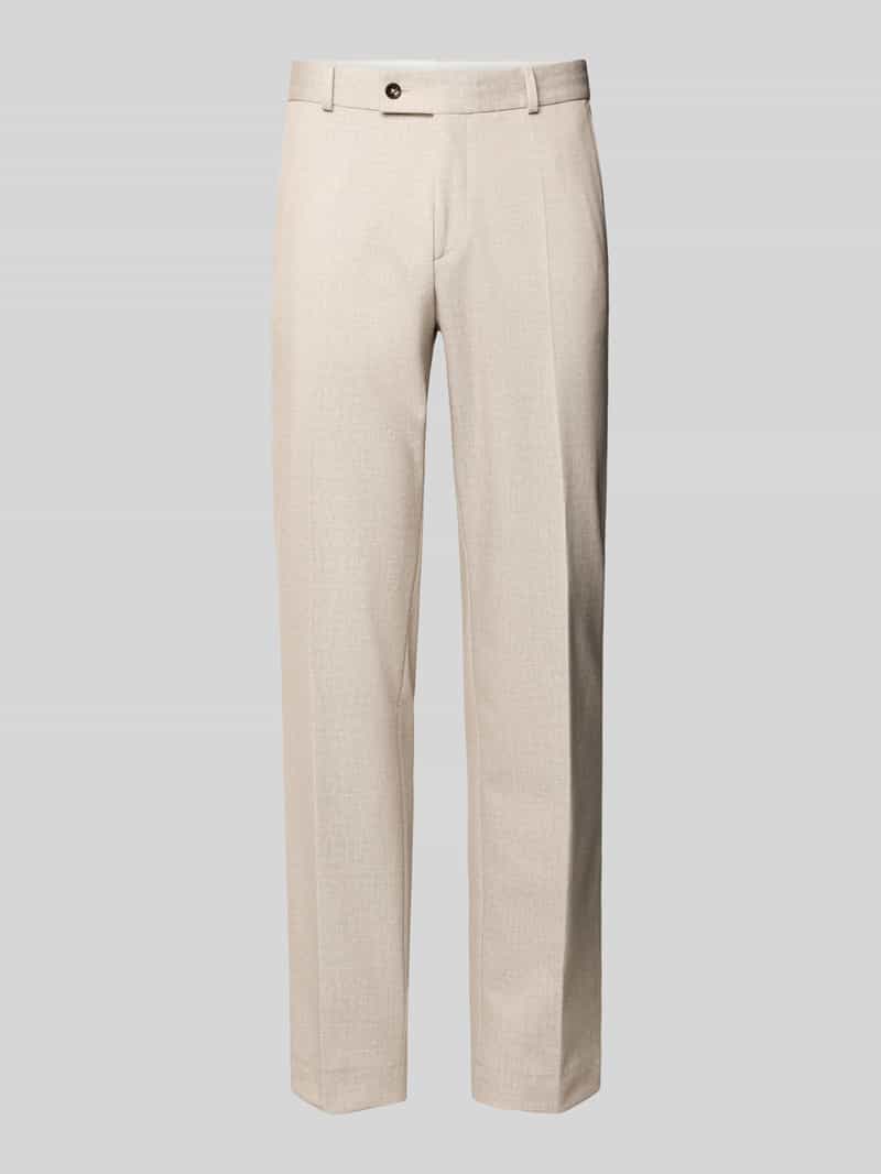 Spodnie materiałowe o kroju slim fit z dodatkiem wiskozy model 'Paco'