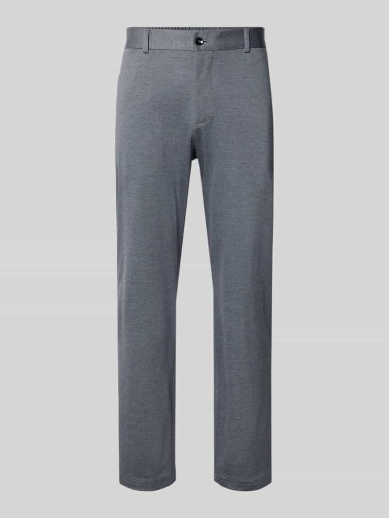 Spodnie garniturowe o kroju slim fit z mieszanka wiskozy model 'TIUS2'