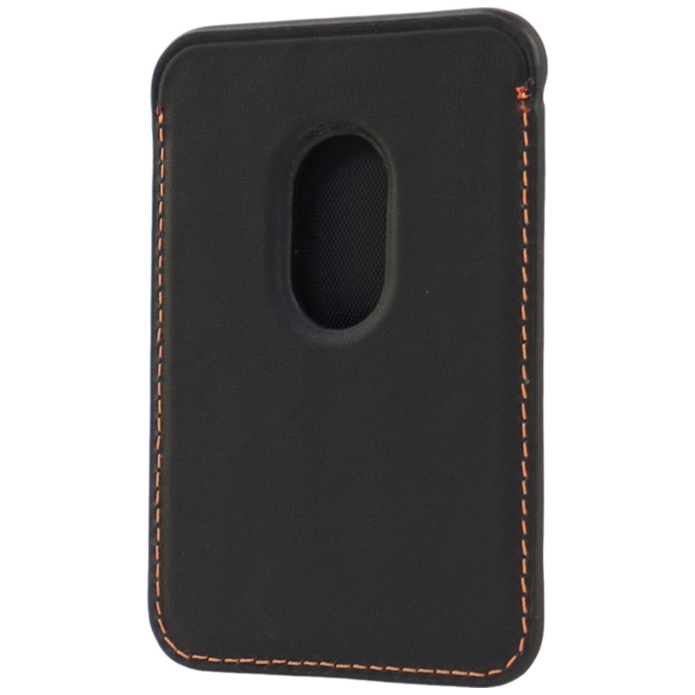 Magnetyczny portfel Lamborghini Urus D8 Genuine Leather MagSafe pomarańczowy