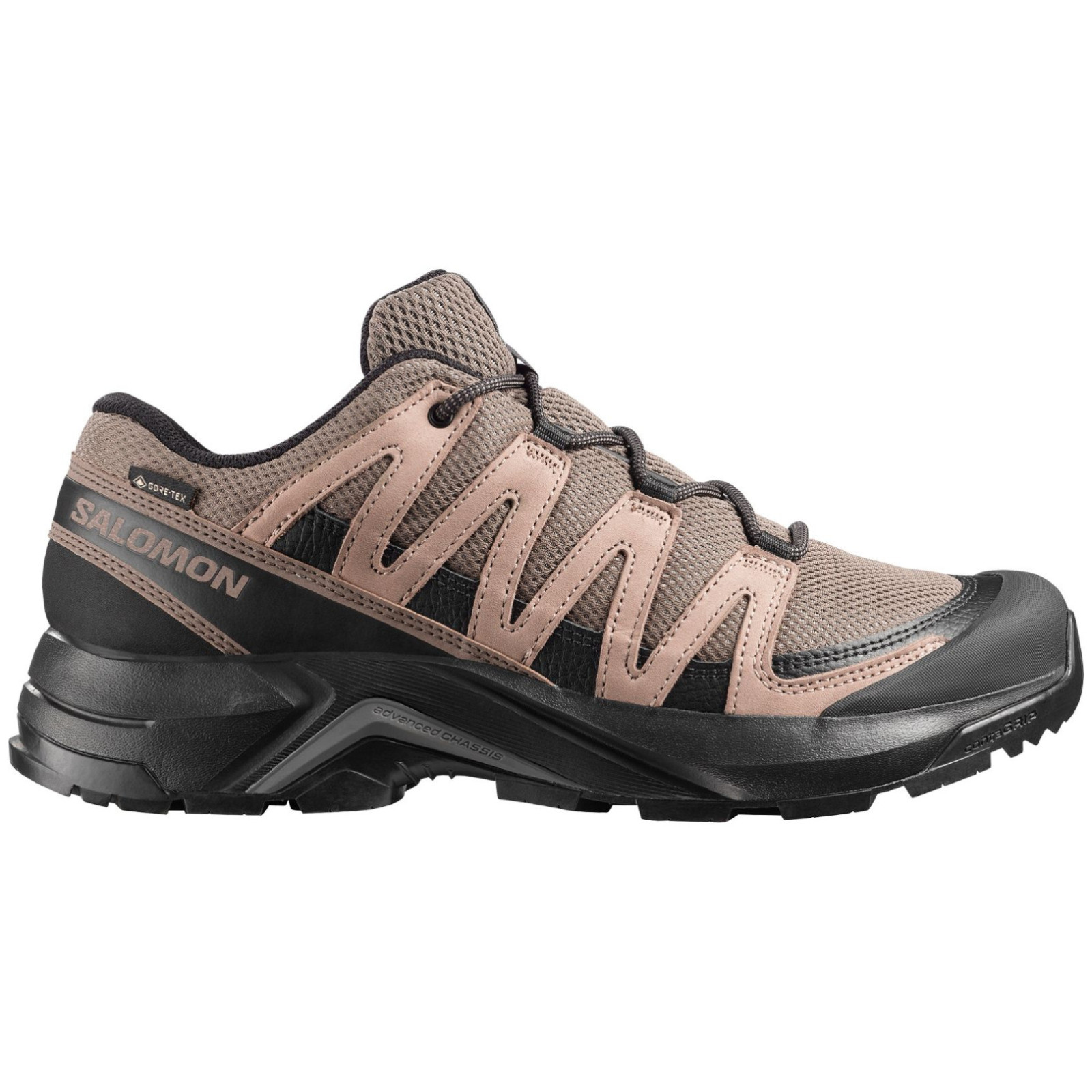 Męskie buty turystyczne Salomon X-Adventure Recon Gore Tex Rozmiar butów (UE): 42 2/3 / Kolor: jasnobrązowy