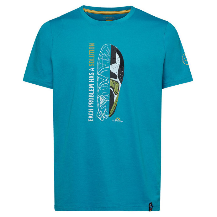 Koszulka męska La Sportiva Solution T-Shirt M Rozmiar: L / Kolor: ciemnoniebieski