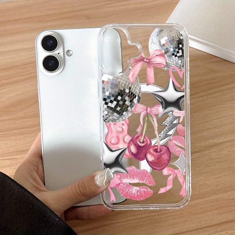 TEMU Etui na telefon: Kompatybilne z iPhone 17, Wstrząsoodporne, Magnetyczne, Antyżółknięcie, Antyzarysowania, Antyodciski, Przezroczyste etui