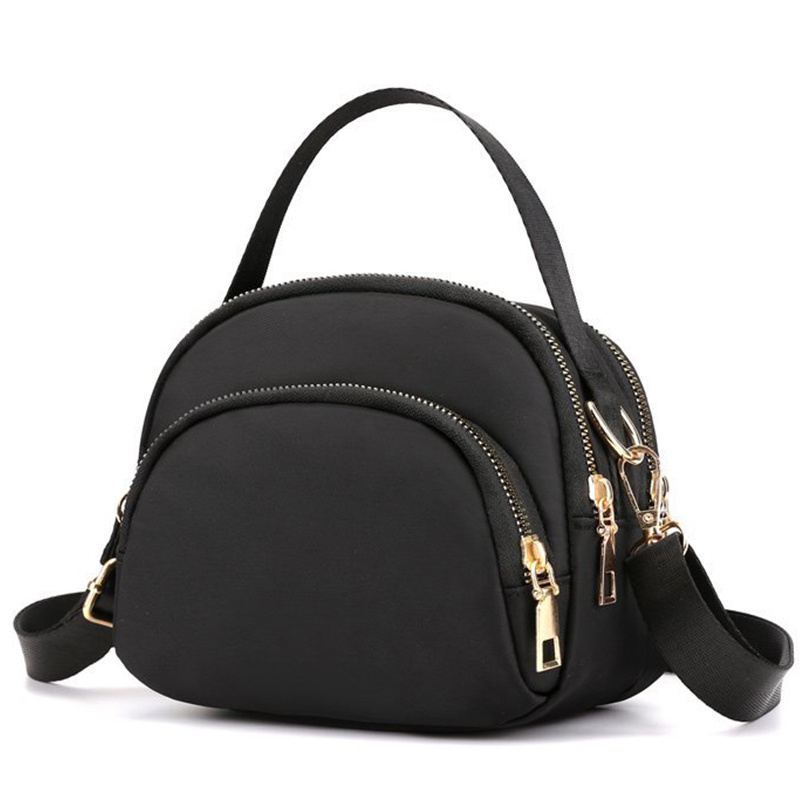 TEMU Damska mini torba na ramię z regulowanym paskiem i wielowarstwowymi przegrodami - Nylonowa torebka na ramię odpowiednia do codziennych dojazdów,