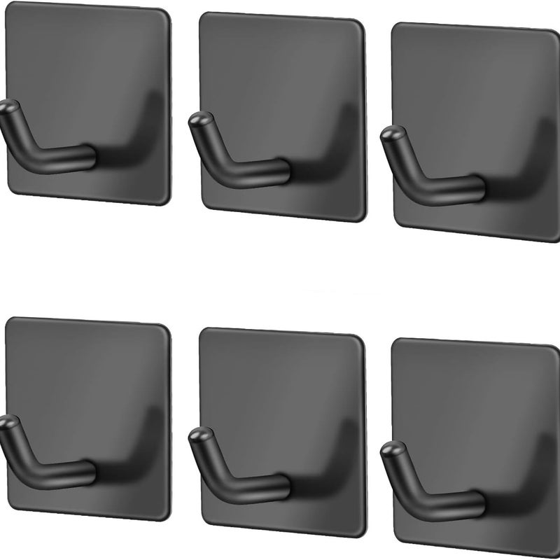 częściowy haczyk samoprzylepny czarnyHak ścienny ze stali nierdzewnej Nierdzewny olejoodporny i wodoodporny bez wiercenia Uchwyt ręcznik Przyssawka