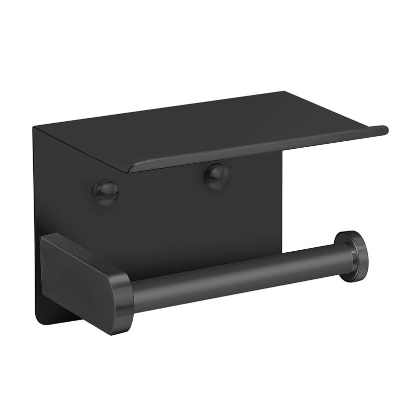 Wieszak na ręczniki do łazienki, ścienny, ze stali nierdzewnej, czarny