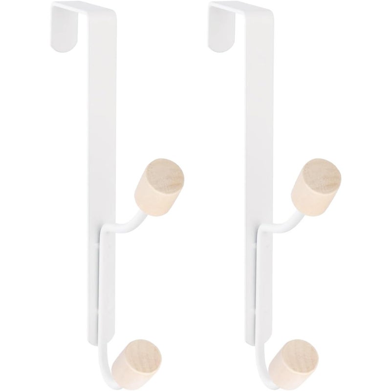 2-częściowe haczyki na drzwi, wytrzymałe haczyki na płaszcze, haczyki na ręczniki, haczyki na ubrania