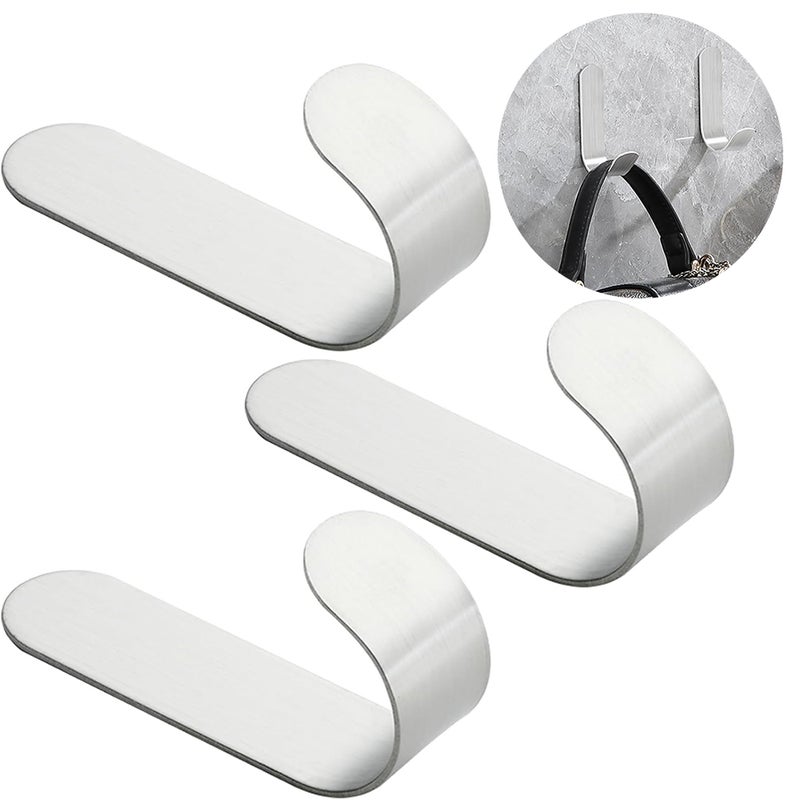 Zestaw 3 haczyków samoprzylepnych, haczyk na ręcznik, haczyk na ściereczkę, uchwyt na ręcznik łazienkowy, haczyki samoprzylepne montowane na ścianie,