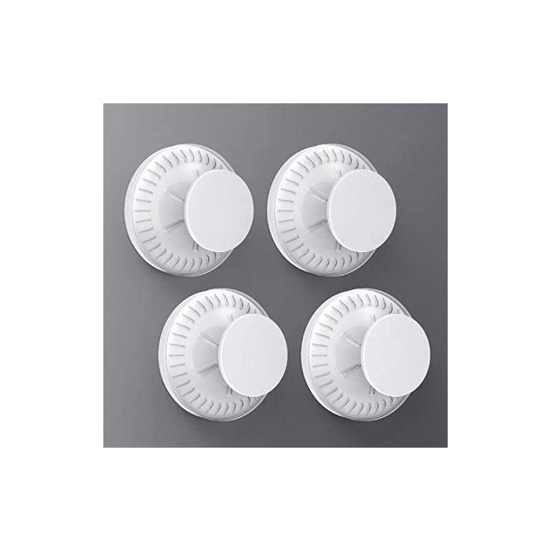 Przyssawka ścienna, plastikowa przyssawka ścienna z potężną siłą wielokrotnego użytku Zestaw 4 wieszaków na ręczniki Crown p