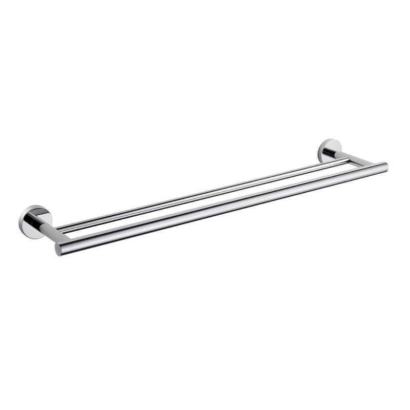 Wieszak na ręczniki ze stali nierdzewnej 304 z podwójnym drążkiem