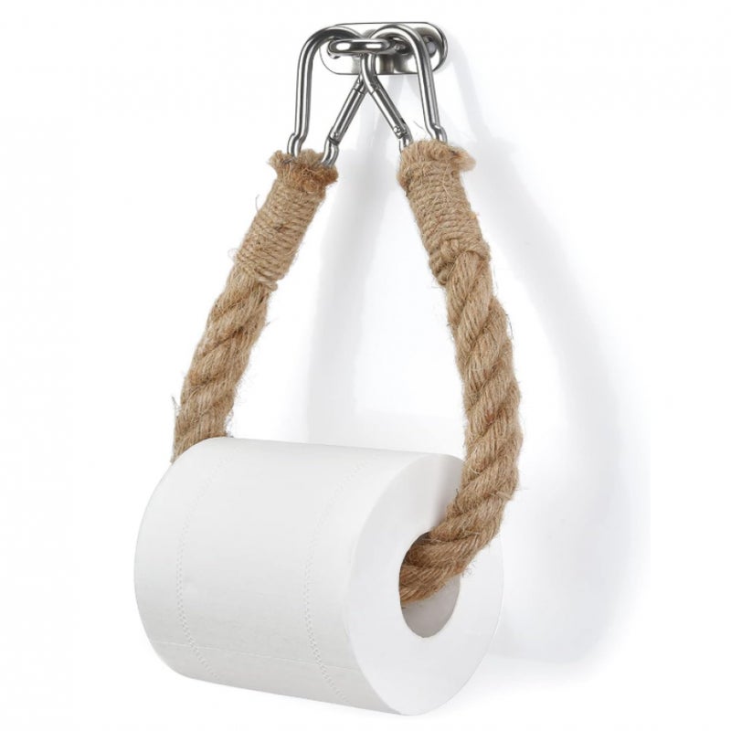 Łazienkowy uchwyt na ręcznik toaletowy - praktyczny uchwyt na rolkę papieru toaletowego i ręcznik, idealny do toalety i kuchni
