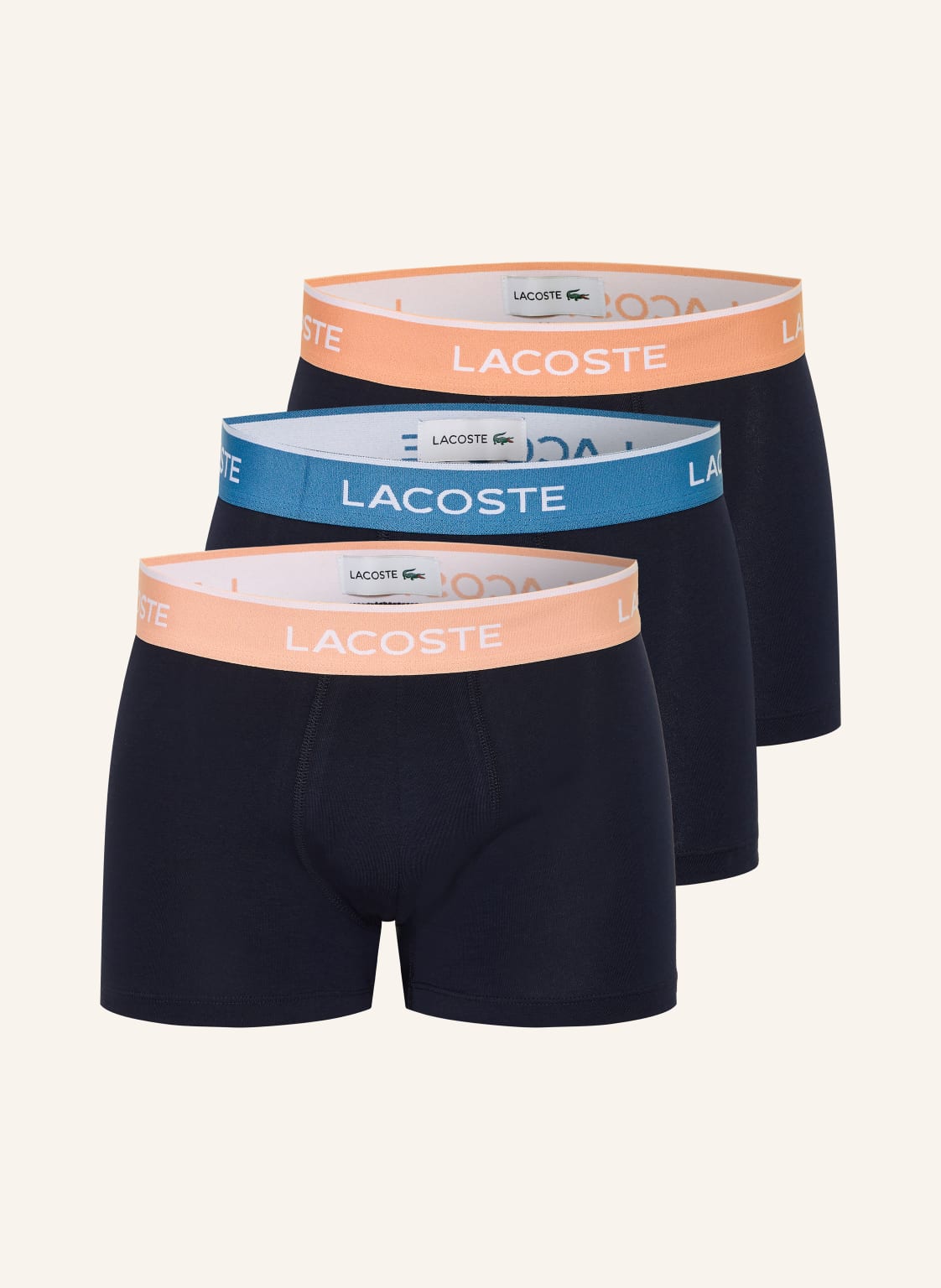 Lacoste Bokserki, 3 Szt. orange