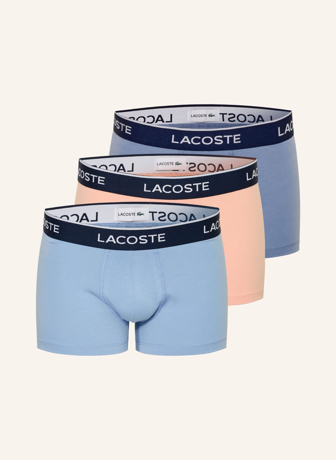 Lacoste Bokserki, 3 Szt. blau
