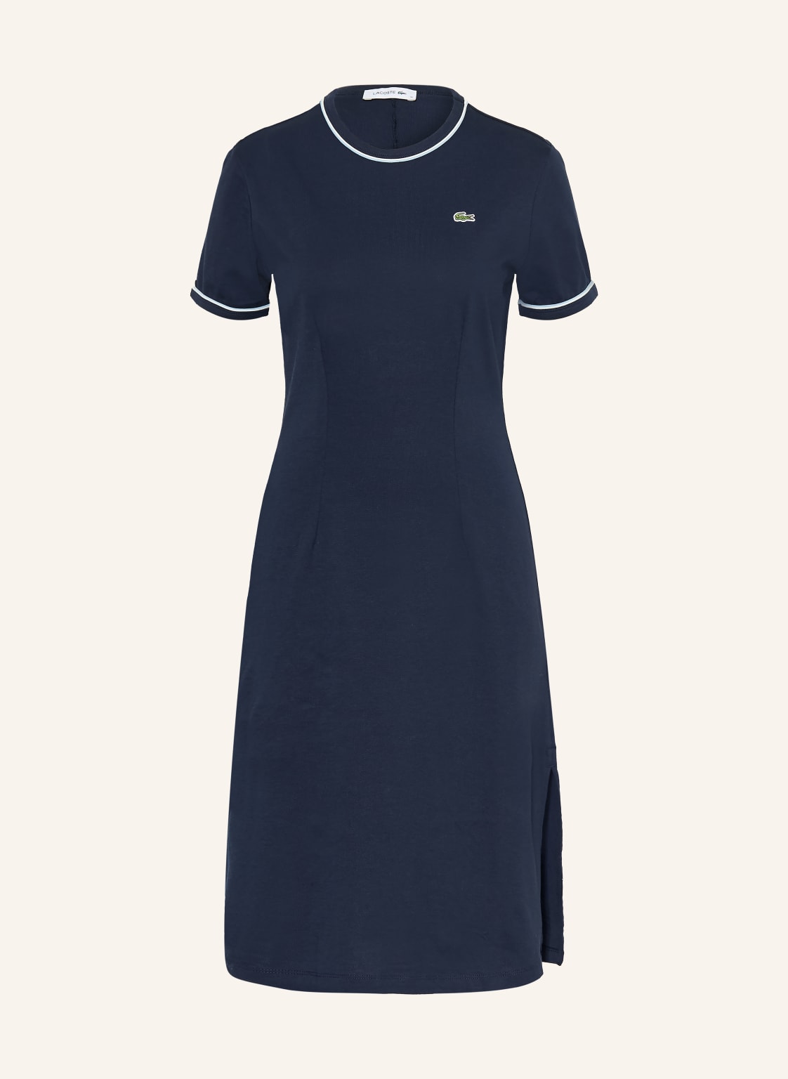 Lacoste Sukienka Z Dżerseju blau