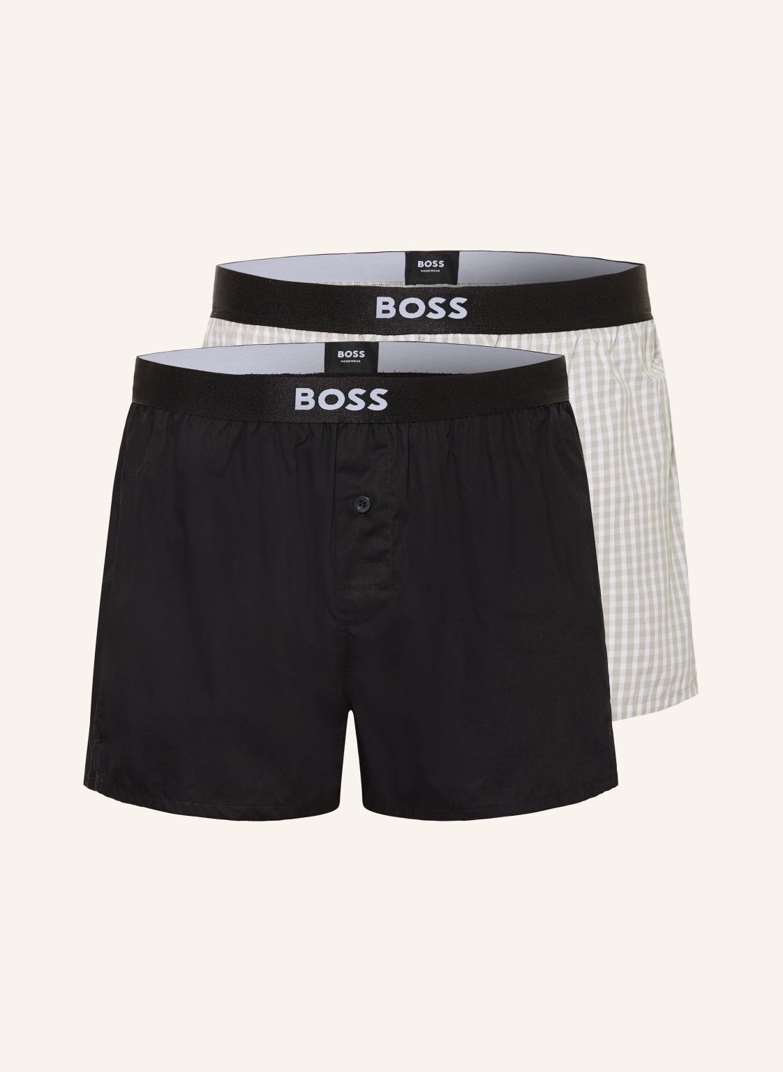 Boss Bokserki Tkane, 2 Szt. grau