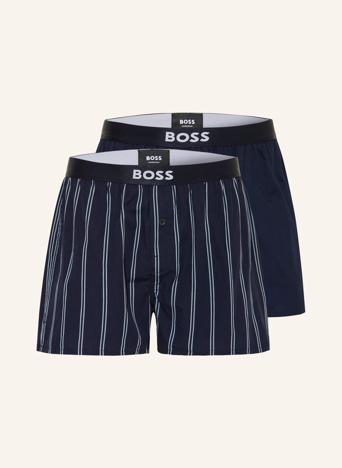 Boss Bokserki Tkane, 2 Szt. blau