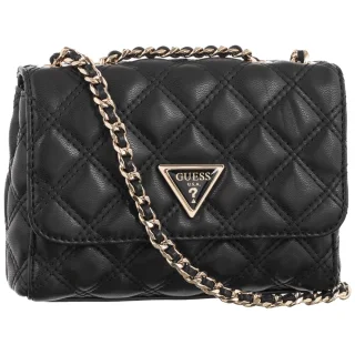 Torebka Giully II mini 2 comp CVRT FLP HWQG95 73740 Black (GU873-a) Guess