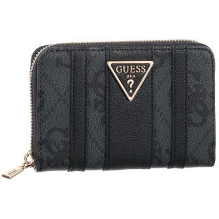 Portfel Laurel II Slg Med Zip Around SWSS74 59140 Coal logo (GU875-b) Guess
