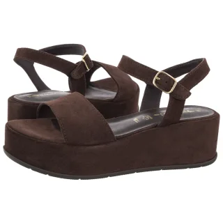 Sandały Brązowe 1-28020-42 347 Mocca Suede (TM579-a) Tamaris