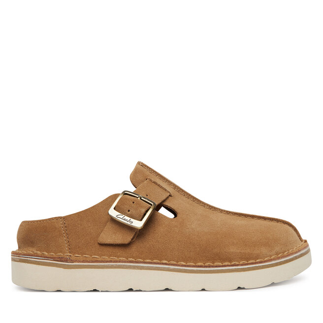 Klapki Clarks Solsbury Mule. 26184168 Brązowy