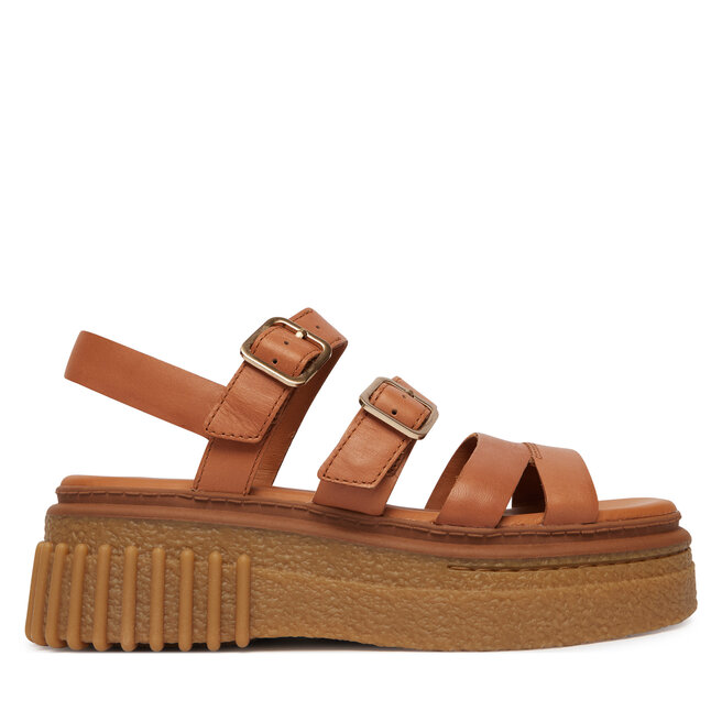 Sandały Clarks Evamar Strap 26185889 Brązowy