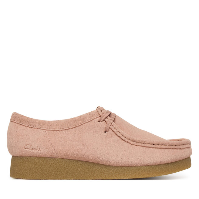 Półbuty Clarks WallabeeEVOSh 26186342 Różowy