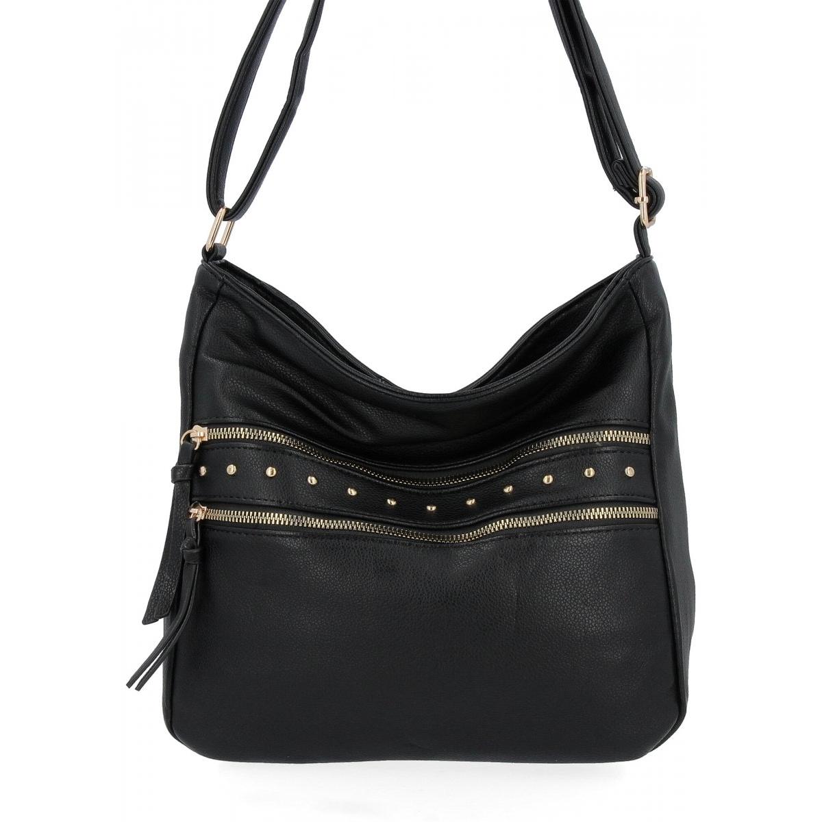 Modna Torebka Listonoszka firmy Herisson 1052L2090 Czarna