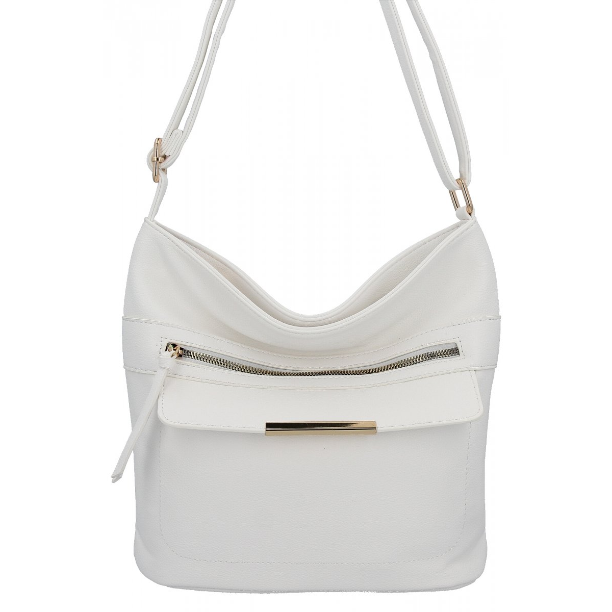 Uniwersalna Torebka Damska Listonoszka firmy Herisson 1052L2092 Biała