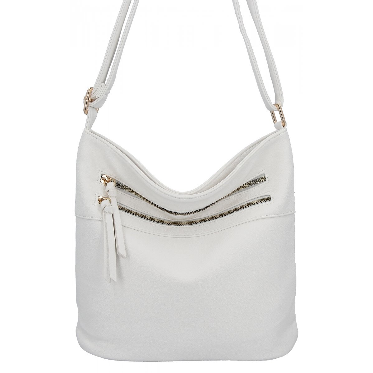 Miejska Torebka Damska Listonoszka firmy Herisson 1052L2073 Biała