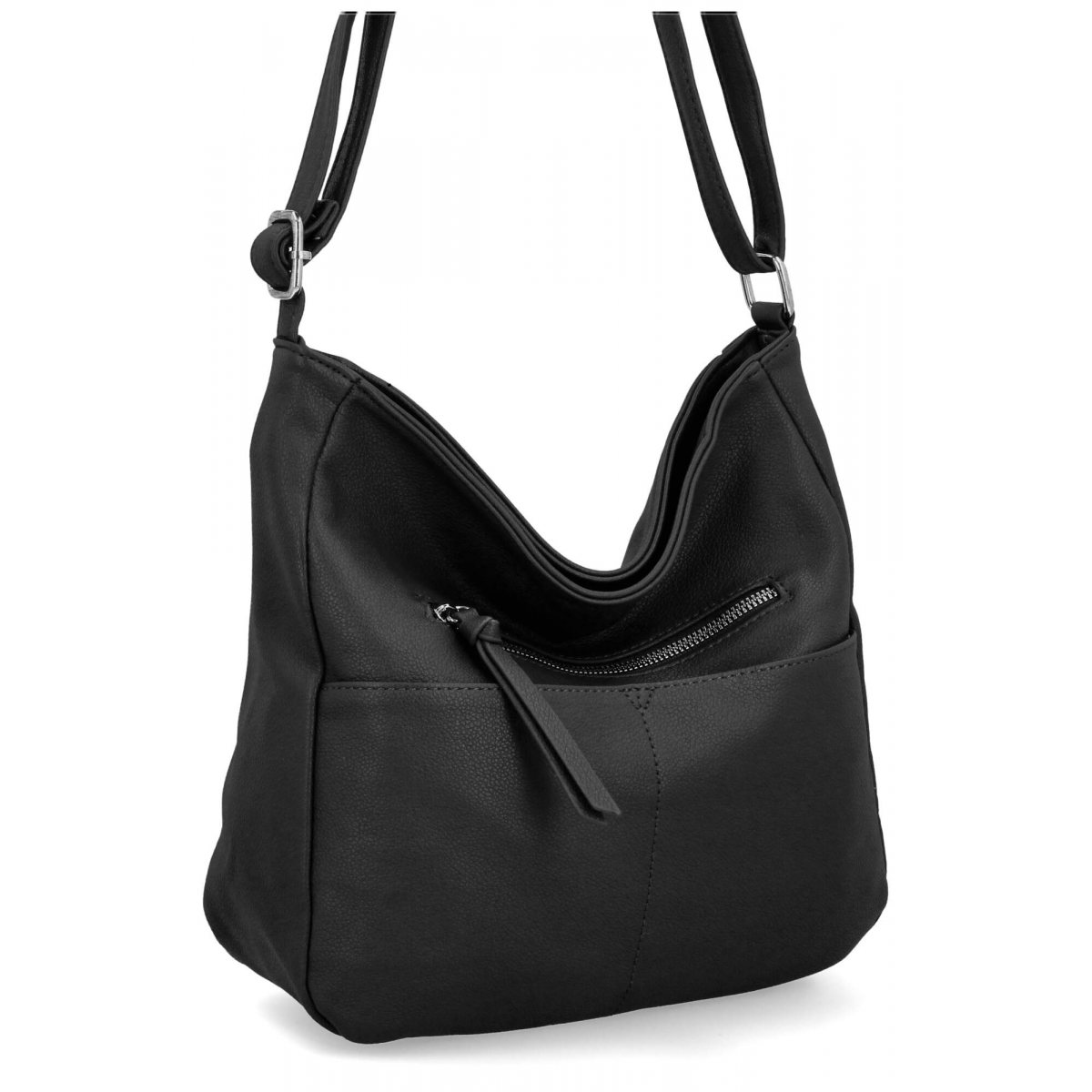 Uniwersalna Torebka Damsa Listonoszka firmy Herisson 1052L2086 Czarna