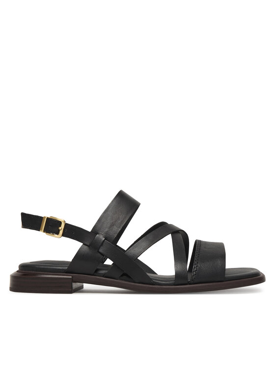 Clarks Sandały Ariany Strap 26185800 Czarny