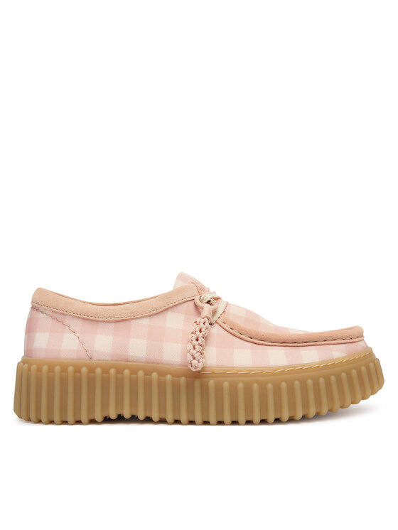 Clarks Półbuty Torhill Bee 26186298 Różowy