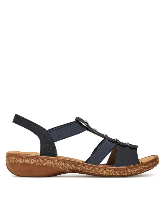 Rieker Sandały CEO-62850-14 Granatowy