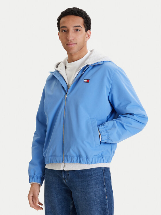 Tommy Jeans Kurtka przejściowa Essential DM0DM22720 Niebieski Regular Fit
