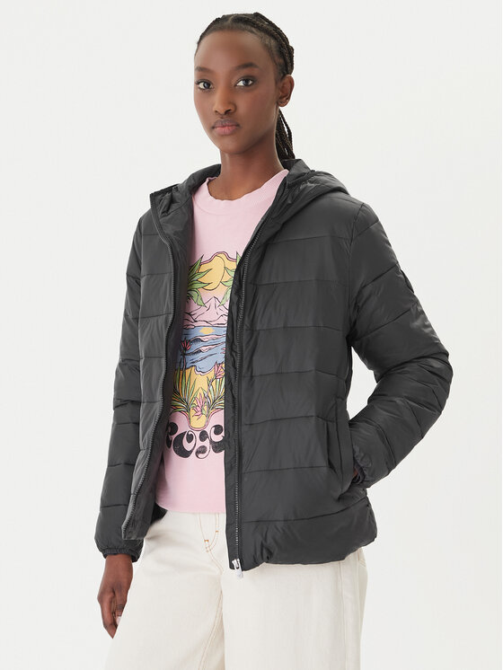 Roxy Kurtka zimowa Wind Bliss ERJJK03618 Czarny Relaxed Fit