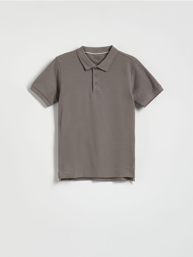 Reserved - T-shirt polo - beżowy