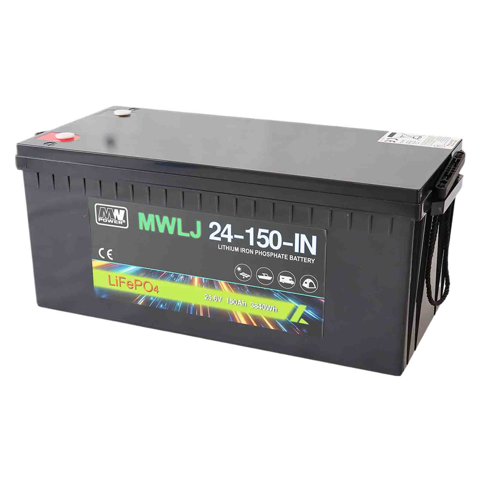 Akumulator MWLJ LiFePO4 25.6V 150Ah 3840Wh IN (24-150-IN)
