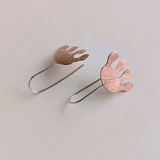 Kolczyki srebrne KWIAT