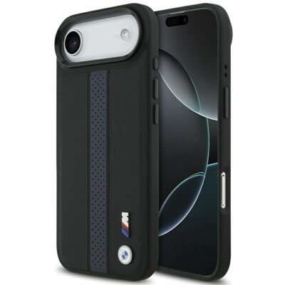 Etui BMW M Perforated Stripe Logo MagSafe do Apple iPhone Air Niebieski